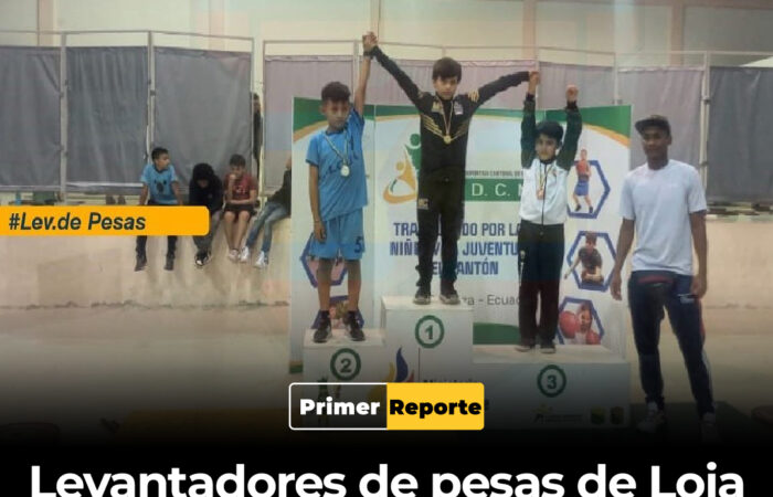 Levantadores de pesas de Loja, con preseas en Zonal