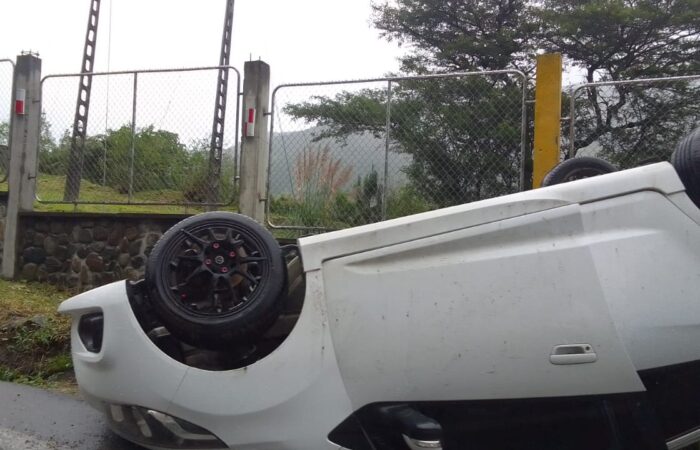 Cuatro heridos por accidente de tránsito