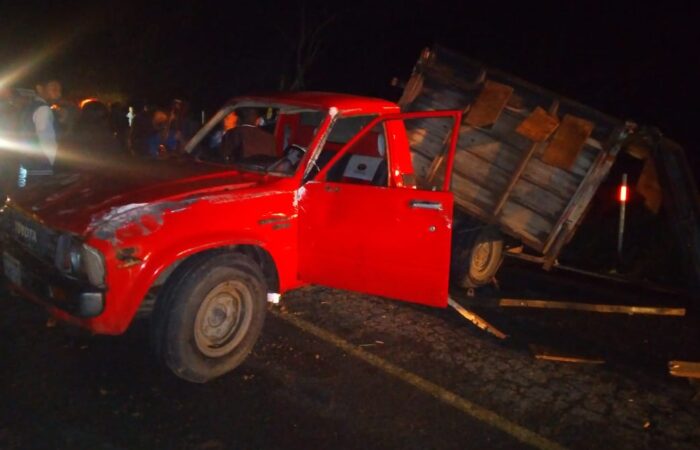 Conductor pluto causó accidente de tránsito