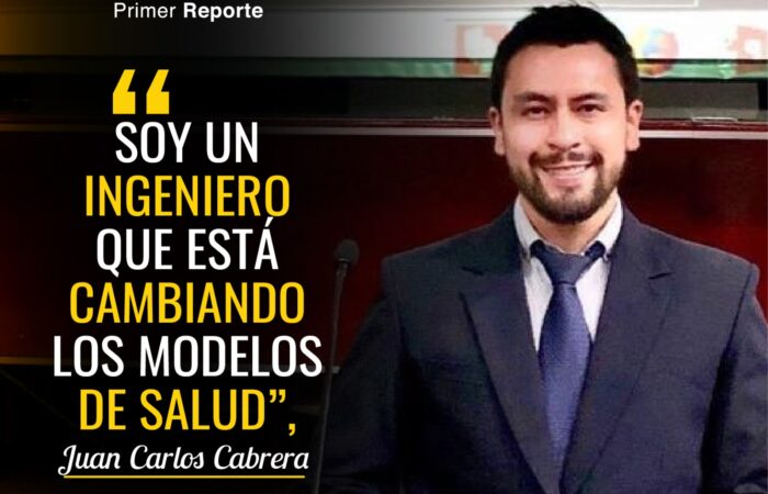 “Soy un ingeniero que está cambiando los modelos de salud”, Juan Carlos Cabrera.