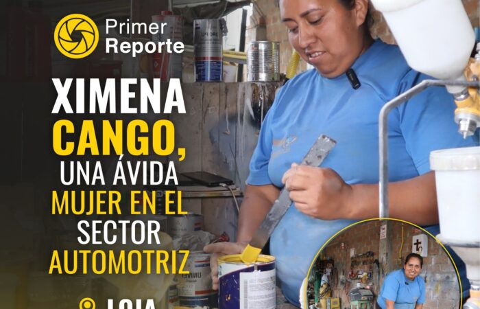 Ximena Cango, una ávida mujer en el sector automotriz