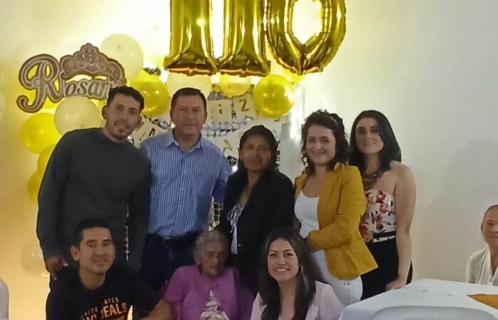 Abuelita calvense celebró sus 110 años de vida