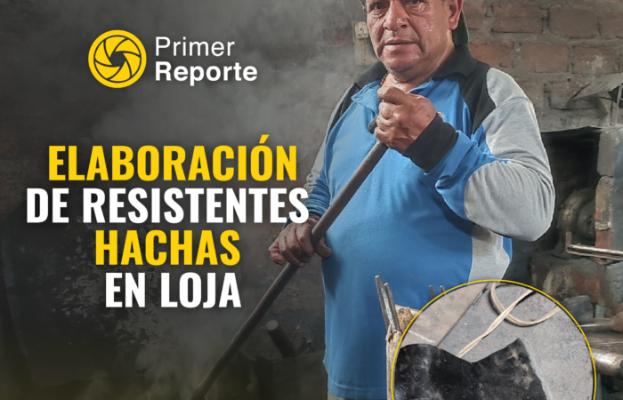 Elaboración de resistentes hachas en Loja