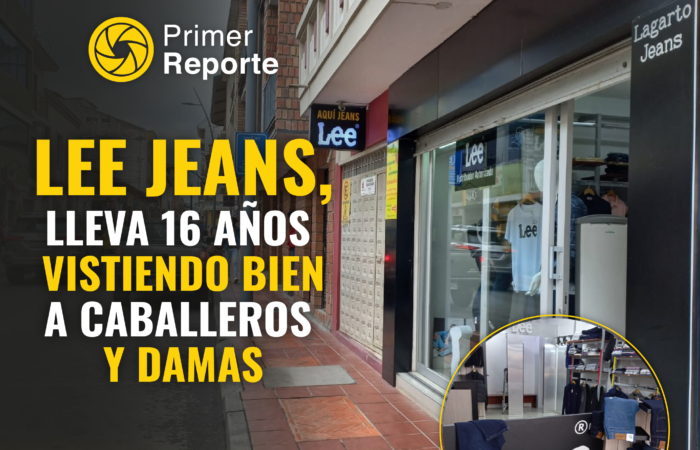 LEE JEANS, LLEVA 16 AÑOS VISTIENDO BIEN A CABALLEROS Y DAMAS EN LOJA.