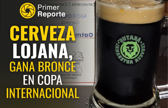 CERVEZA LOJANA GANA BRONCE EN COPA INTERNACIONAL.
