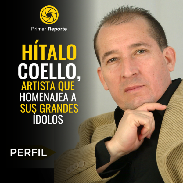 Hítalo Coello, un artista que homenajea a sus grandes ídolos.