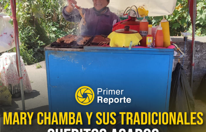 Mary Chamba, y sus tradicionales cueritos