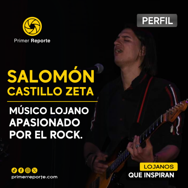 Salomón Castillo «Zeta» músico lojano de rock