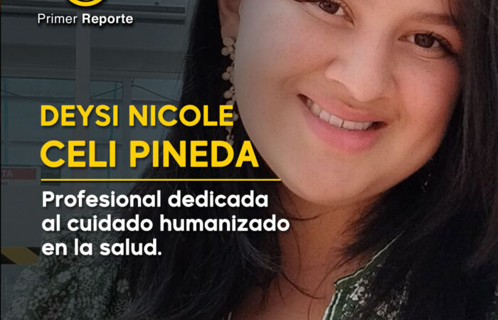 Una joven profesional lojana dedicada al cuidado humanizado en la salud