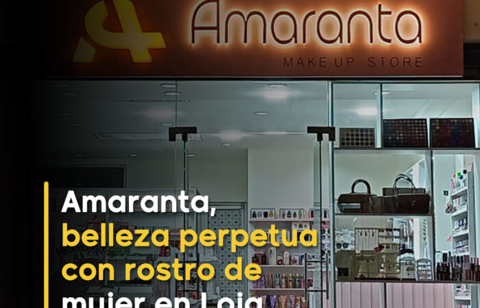 “Amaranta, belleza perpetua con rostro de mujer”