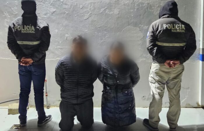 Policía Nacional aprehende a dos ciudadanos por presunto delito de hurto en El Cisne