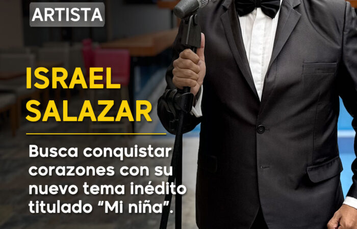 Israel Salazar: dos décadas de música y un nuevo tema inédito que promete conquistar corazones