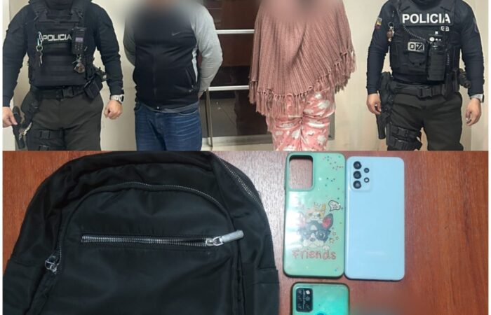 Policía aprehende a dos ciudadanos por presunto robo a personas