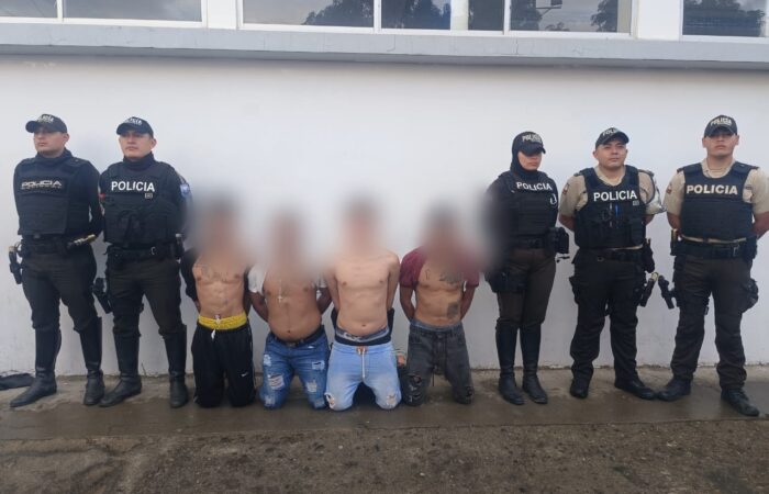 La Policía aprehende a cinco ciudadanos por presunto secuestro extorsivo en Macará