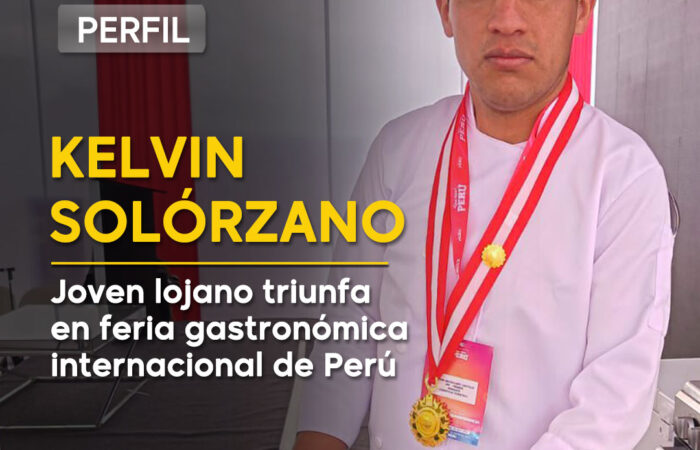 Kelvin Solórzano: el joven lojano que lleva el sabor de su tierra a escenarios