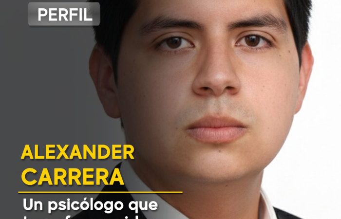 Alexander Carrera: un psicólogo que transforma vidas desde el aula y la empatía