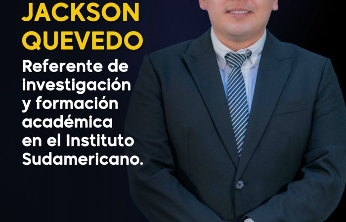 Jackson Michael Quevedo Jumbo: el investigador lojano que impulsa la transformación académica