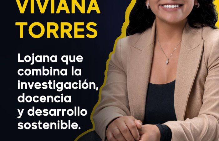 Viviana Torres Díaz: una economista lojana que combina ciencia, empatía y propósito