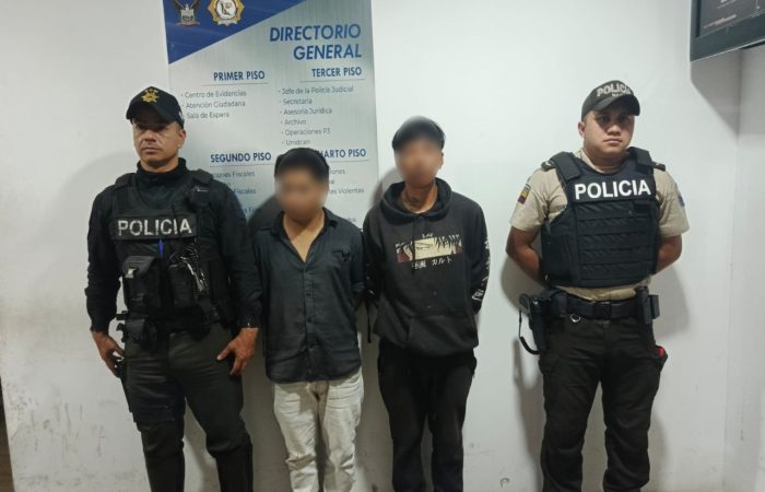 APREHENSIÓN DE DOS CIUDADANOS POR PRESUNTO HURTO Y RECEPTACIÓN