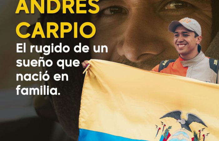 Andrés Felipe Carpio Bravo: el rugido de un sueño que nació en familia