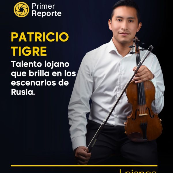 Patricio Tigre Alulima: un violinista lojano que proyecta su talento desde Rusia al mundo