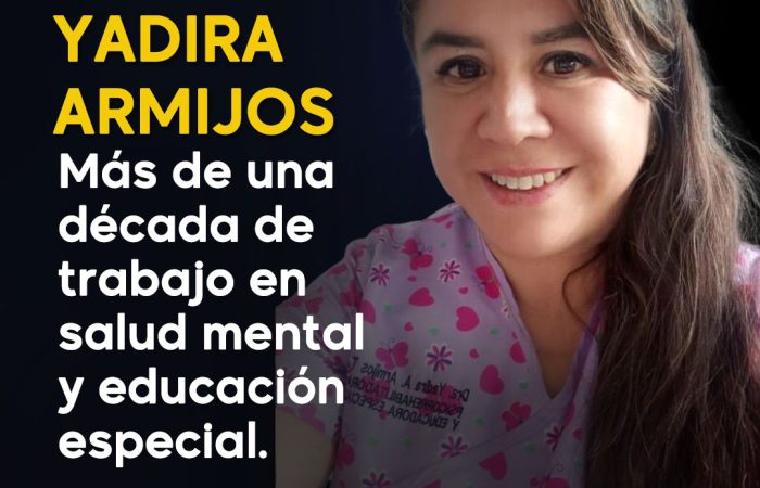 Yadira Alexandra Armijos Tene: vocación, formación y más de una década de compromiso con la salud mental y la educación especial