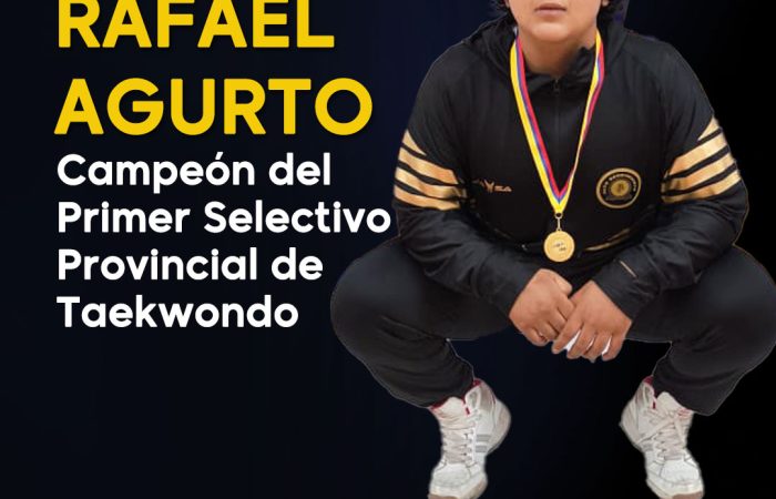 Rafael Agurto, una proyección del taekwondo lojano