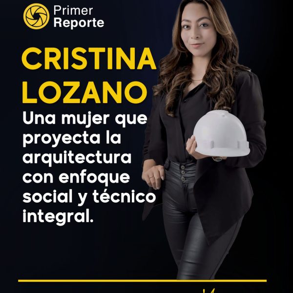 Cristina Dayanara Lozano proyecta arquitectura con enfoque social y técnico integral