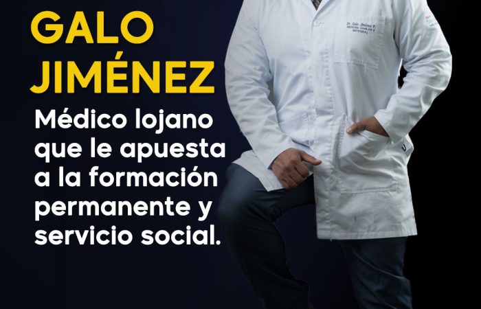 Médico lojano apuesta por formación y servicio social