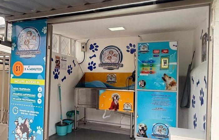 Ladridos y Burbujas: el auto lavado de mascotas en Loja