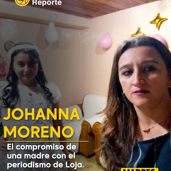 Johanna Moreno Villa combina la maternidad con el ejercicio periodístico